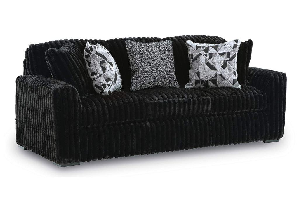 Midnight-Madness Sofa and Loveseat