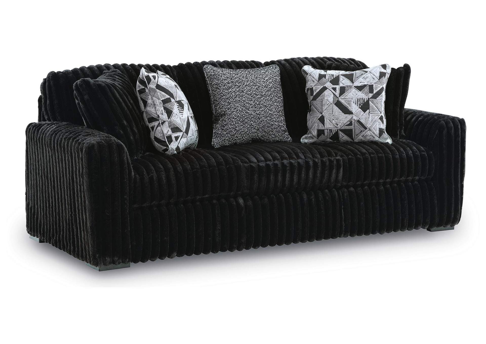 Midnight-Madness Sofa and Loveseat
