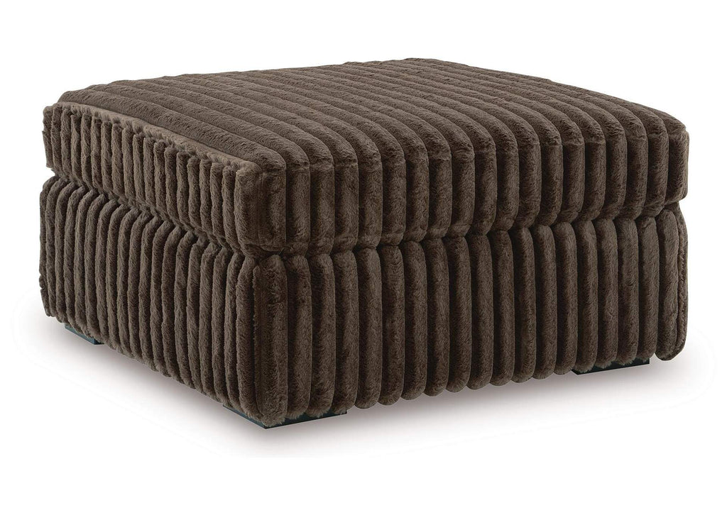 Midnight-Madness Oversized Accent Ottoman