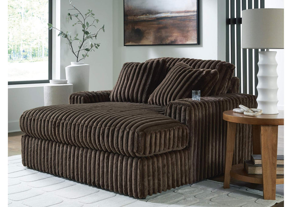 Midnight-Madness Oversized Chaise