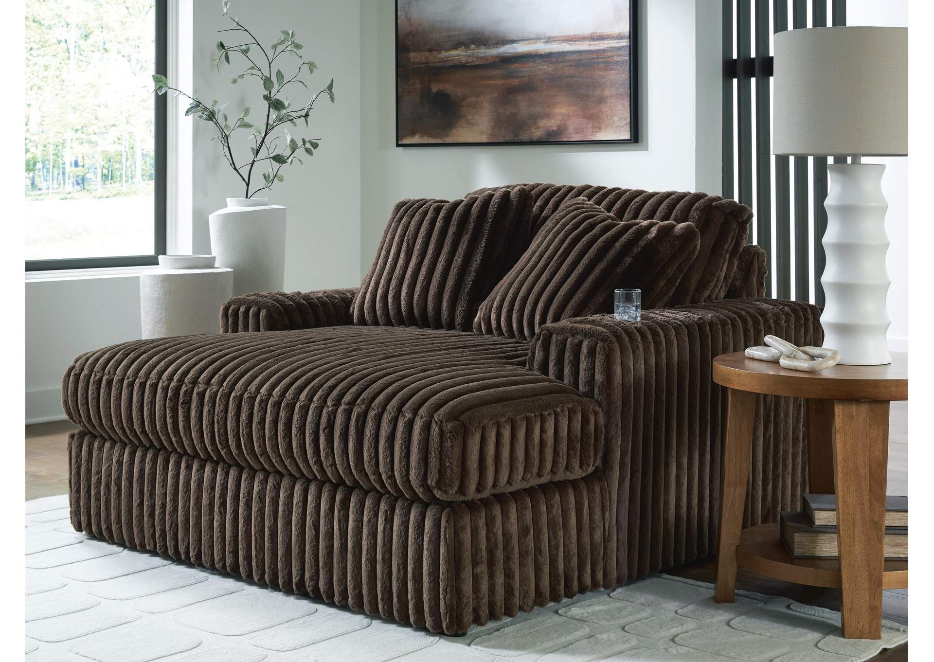 Midnight-Madness Oversized Chaise