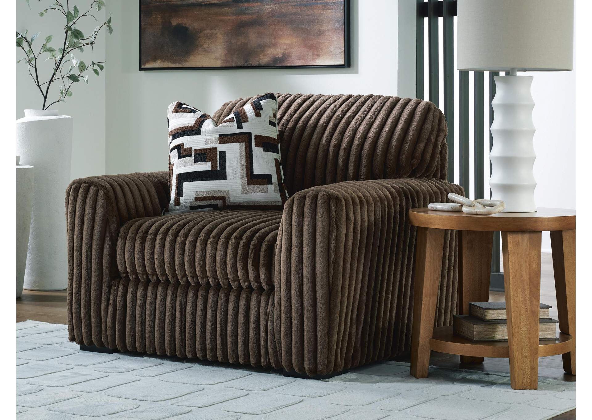Midnight-Madness Oversized Chair