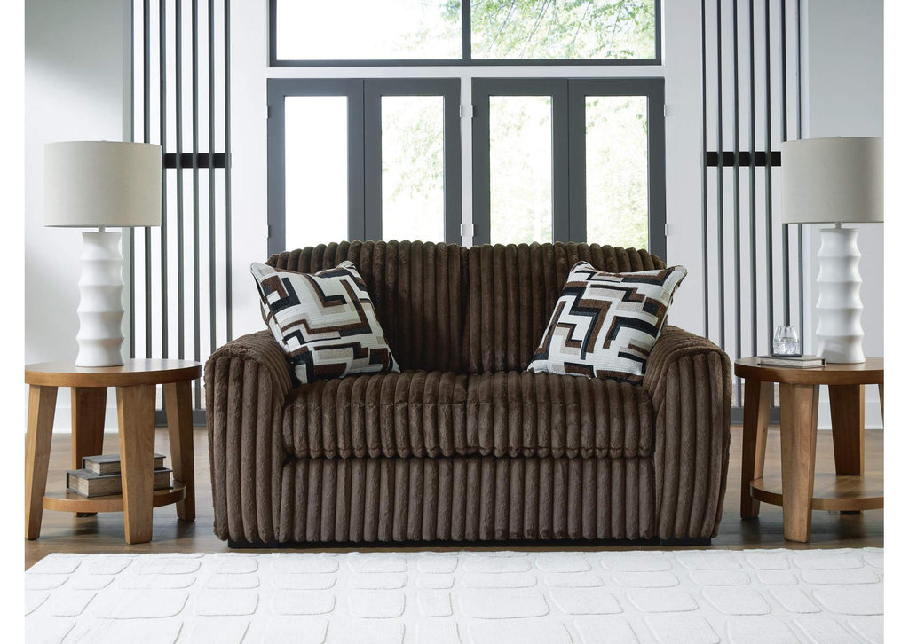 Midnight-Madness Sofa and Loveseat