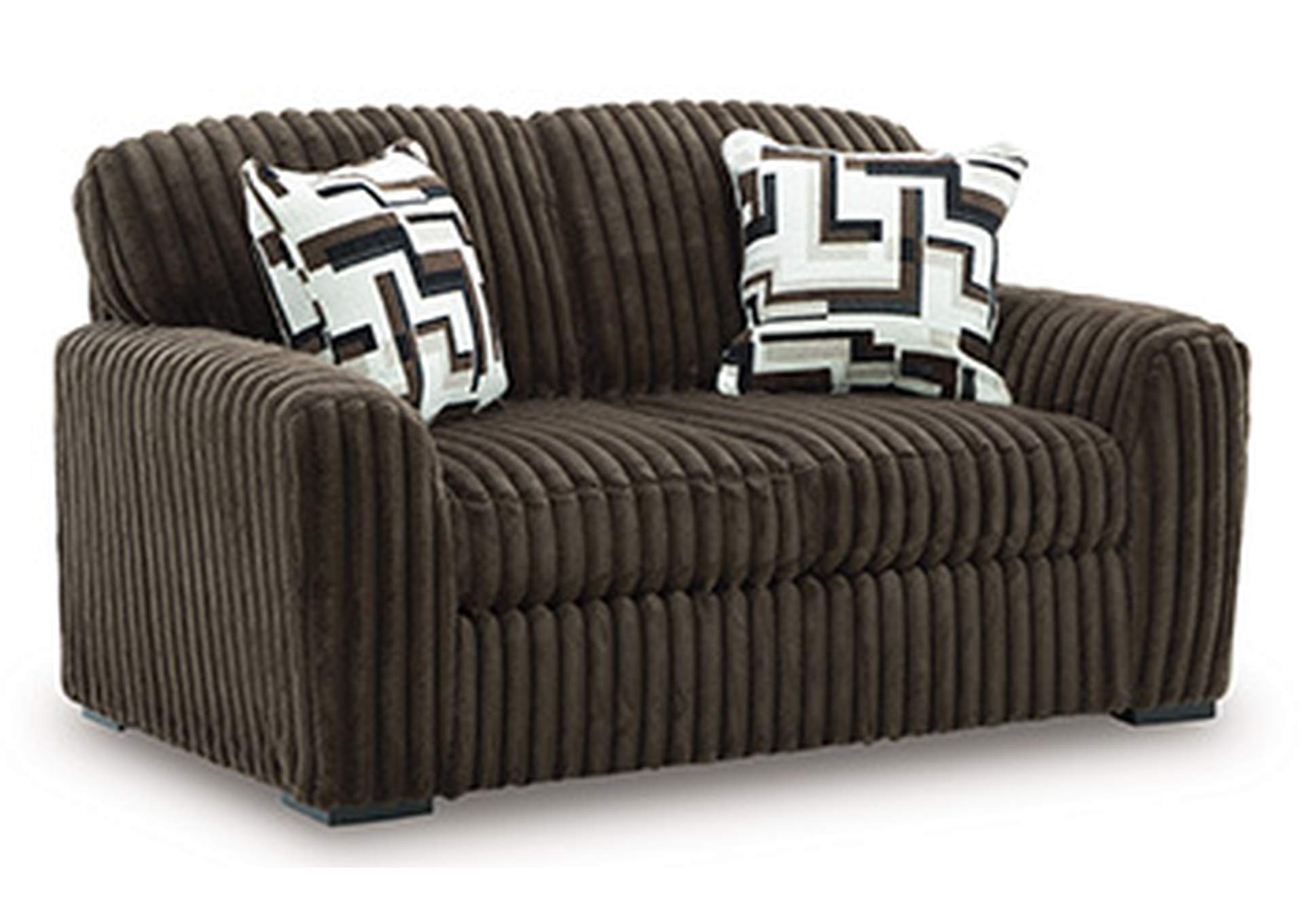 Midnight-Madness Sofa and Loveseat angled view