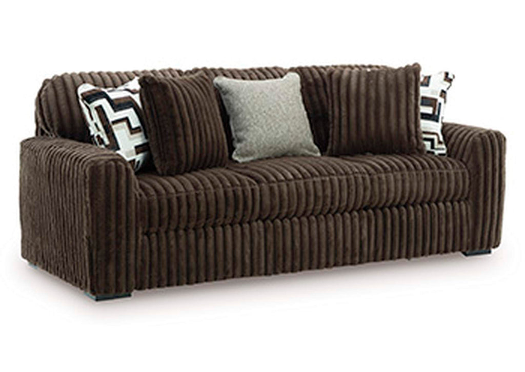 Midnight-Madness Sofa and Loveseat angled view