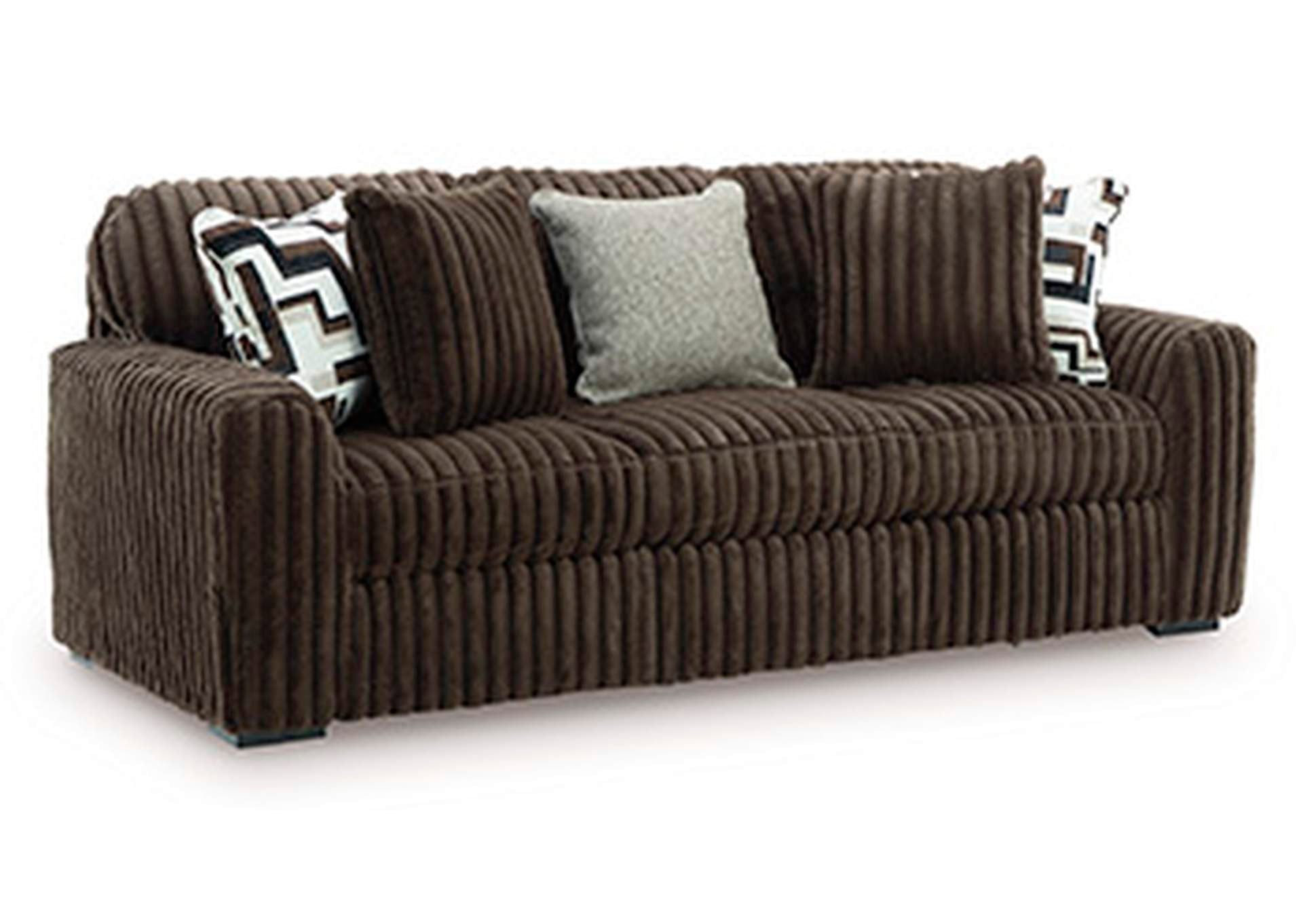 Midnight-Madness Sofa and Loveseat angled view