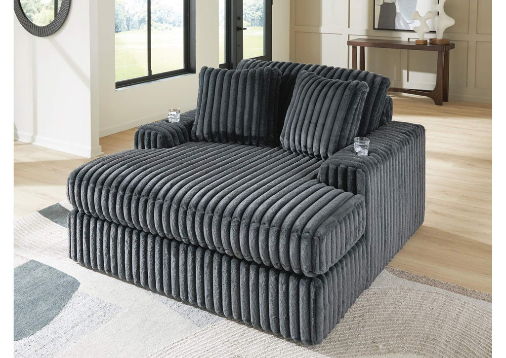 Midnight-Madness Oversized Chaise
