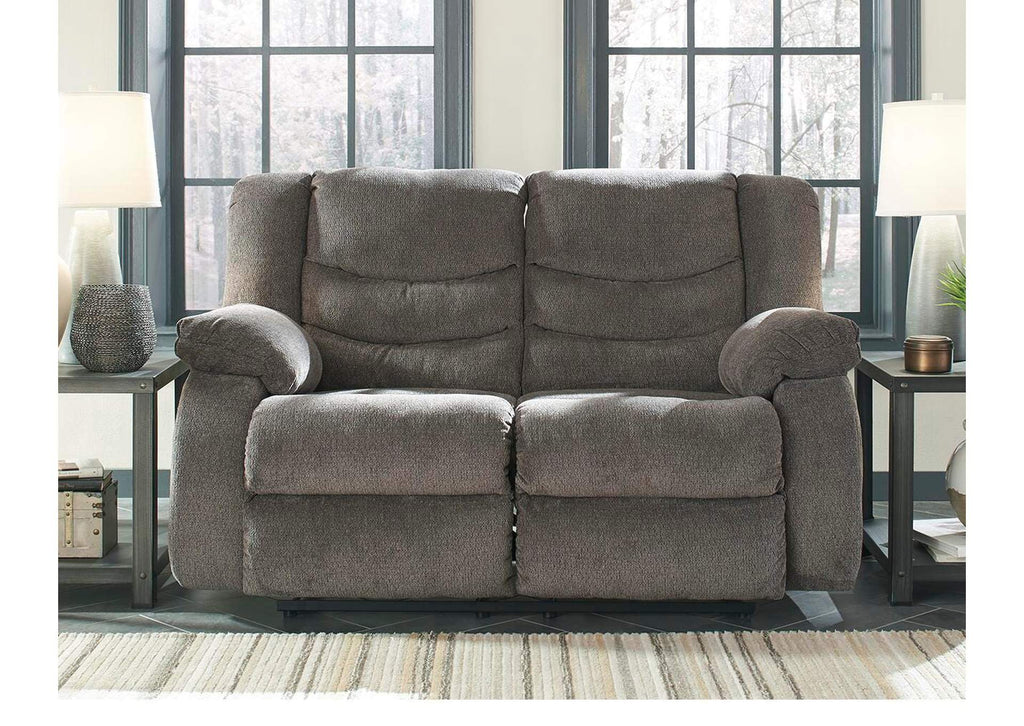 Tulen Sofa, Loveseat and Recliner room view