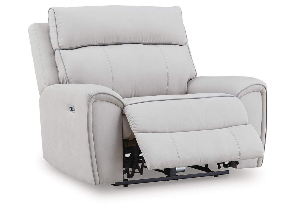 Social Pointe Power Recliner angled view