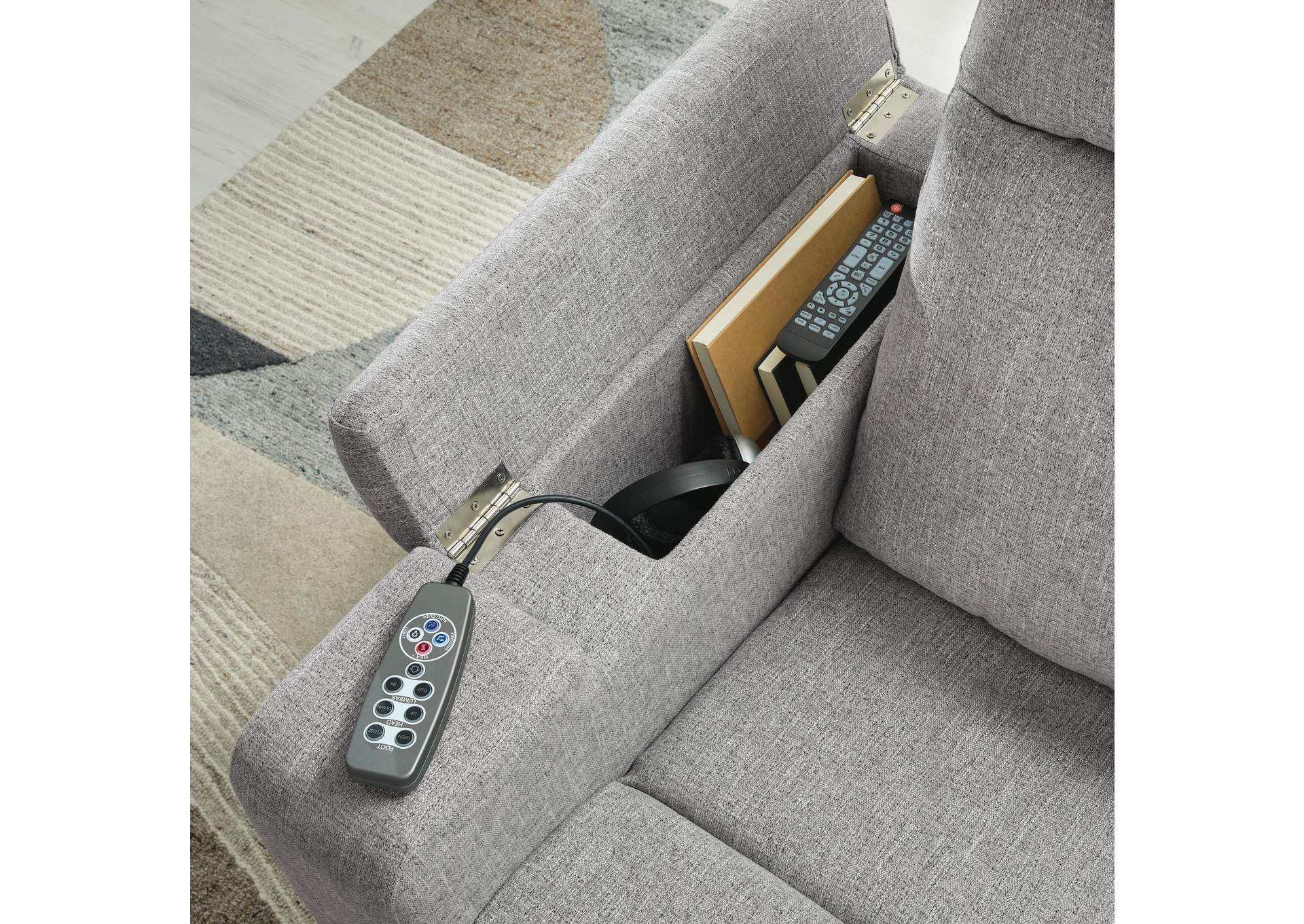 Pineland Power Glider Recliner with Audio System detail