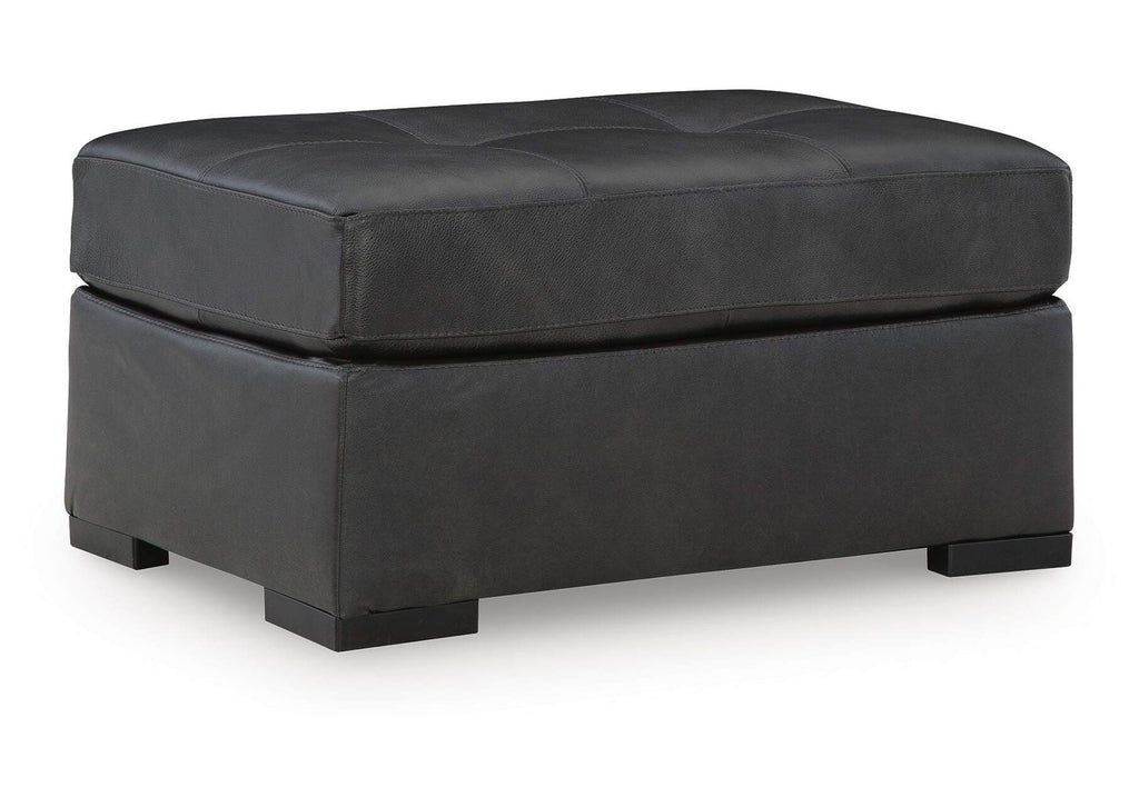 Brindley Pier Oversized Accent Ottoman angled view