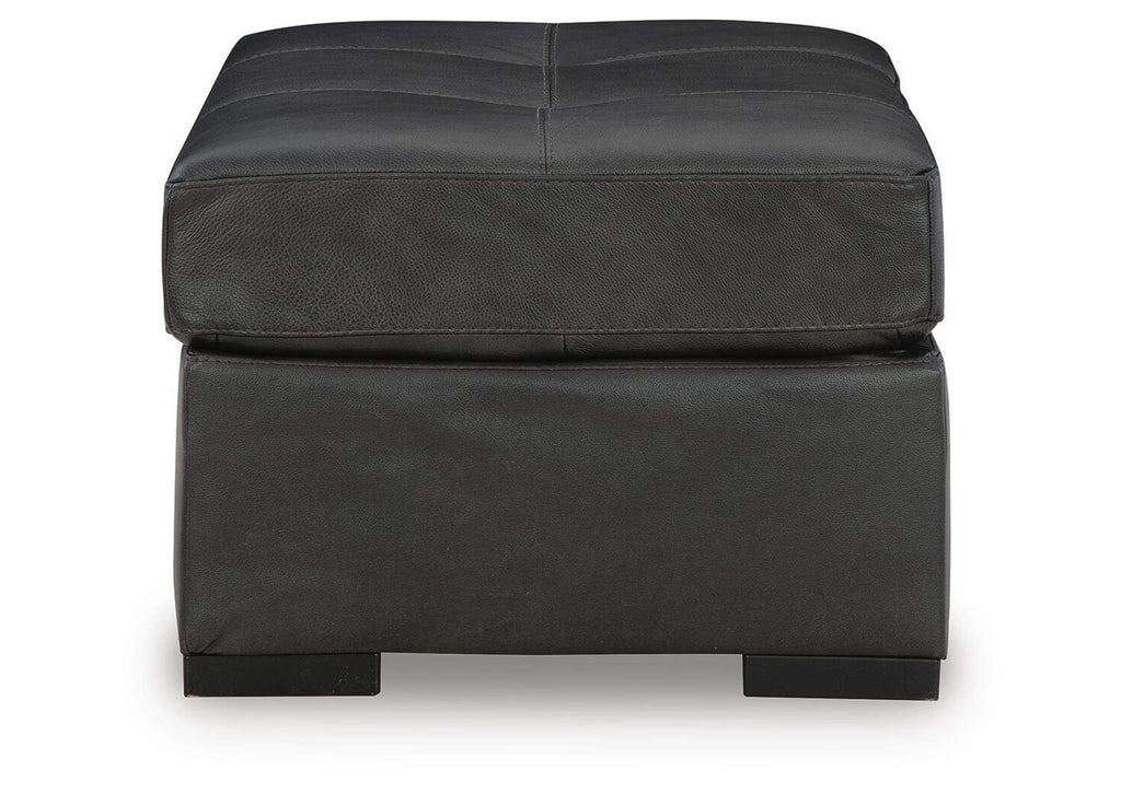 Brindley Pier Oversized Accent Ottoman side view