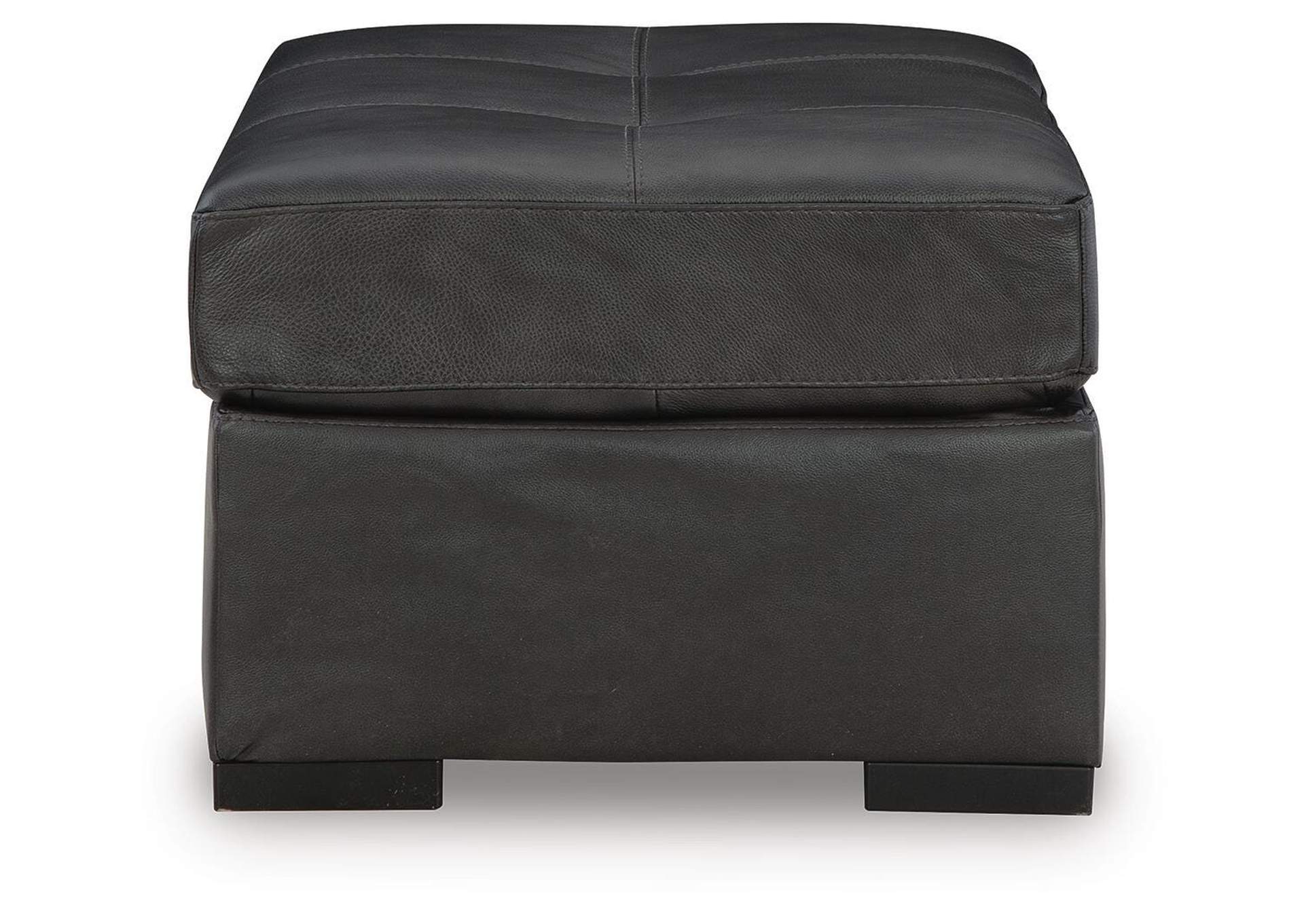 Brindley Pier Oversized Accent Ottoman side view