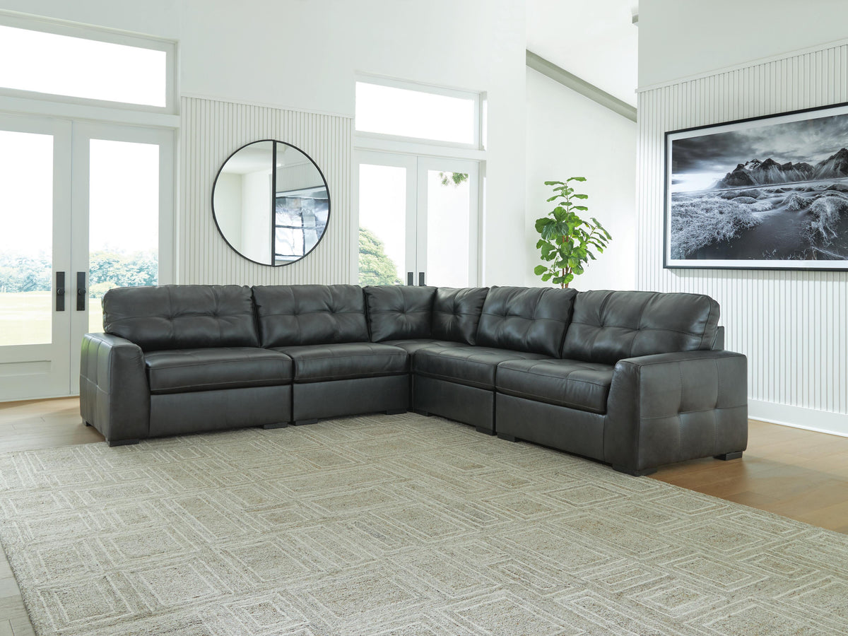 Brindley Pier sectional, 5-Piece Sectional · 128 × 128 × 40 in, view 2