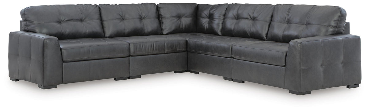 Brindley Pier sectional, 5-Piece Sectional · 128 × 128 × 40 in, view 1