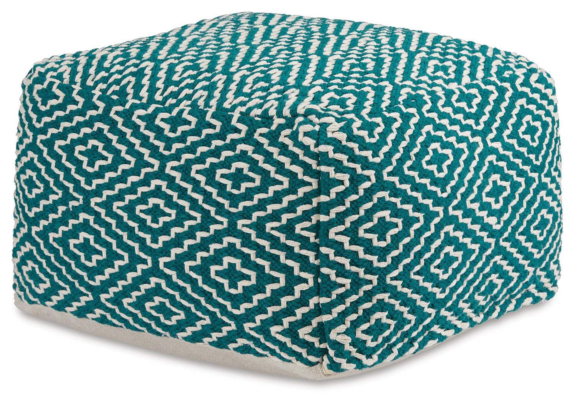 Brynnsen Pouf angled view