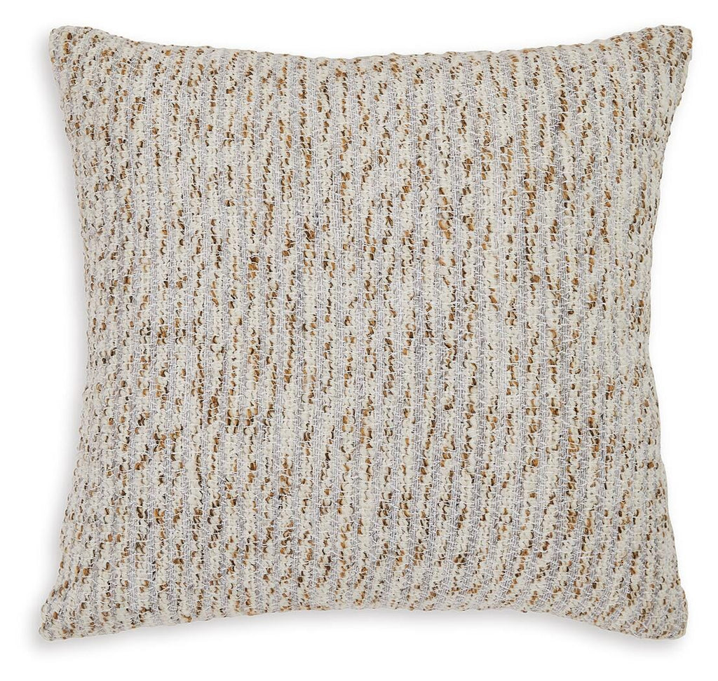 Abler Pillow in Ivory/Gray/Gold, alternate view 2