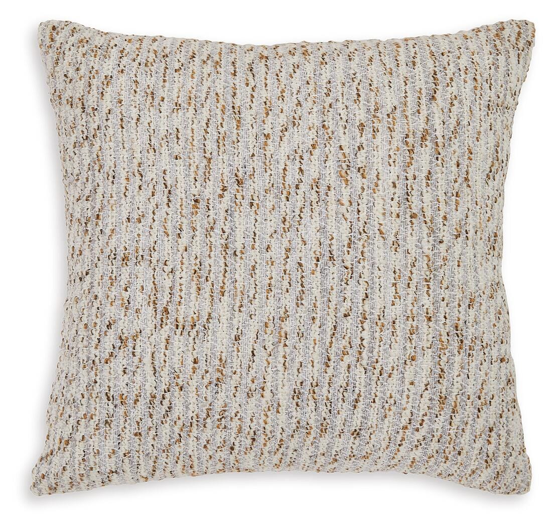 Abler Pillow in Ivory/Gray/Gold, alternate view 2