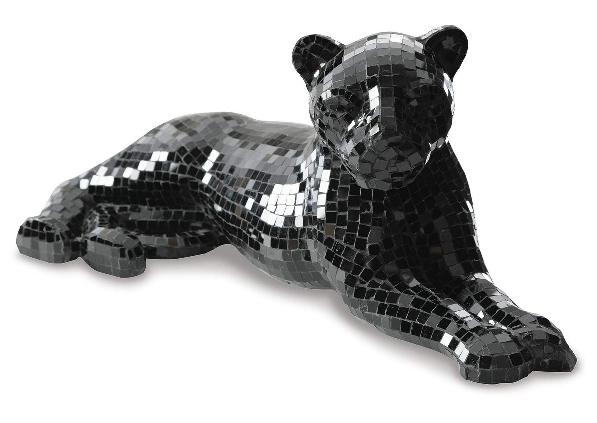 Drice Panther Sculpture angled view