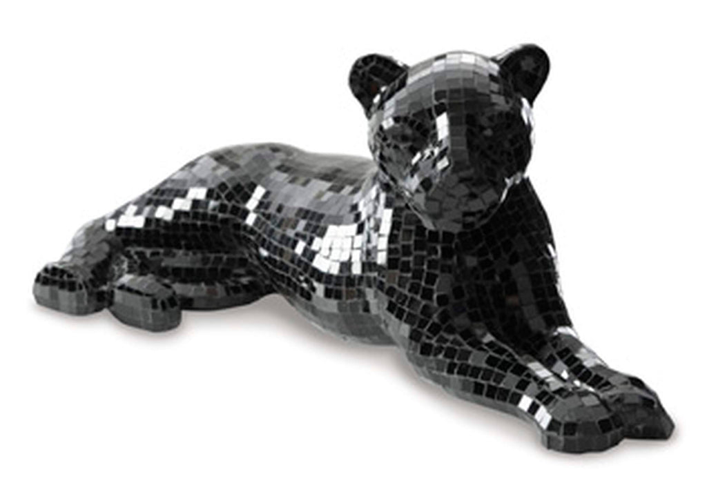 Drice Panther Sculpture angled view