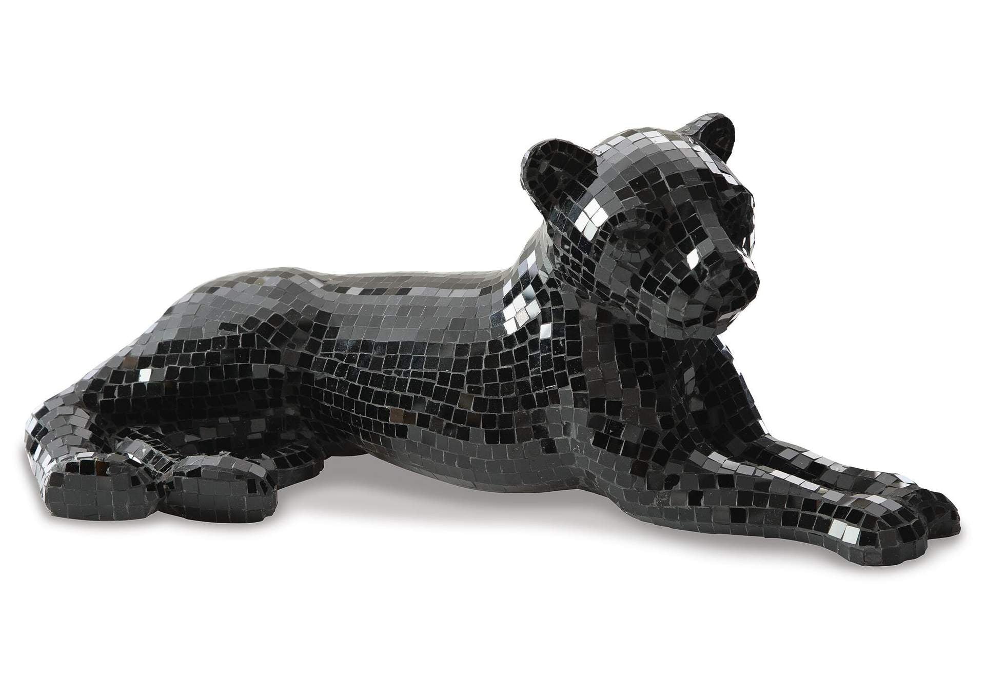 Drice Panther Sculpture side view