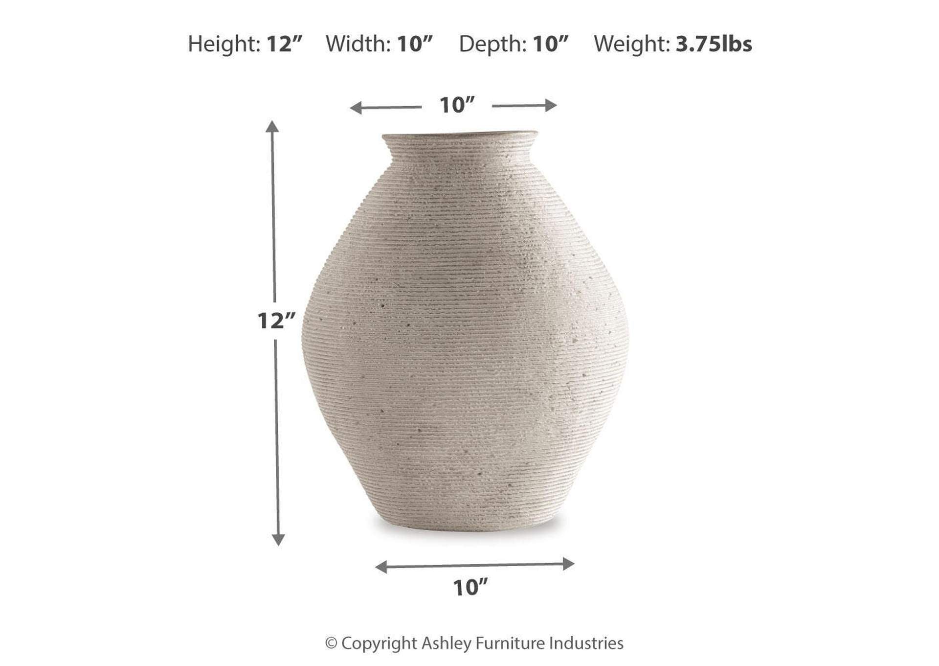 Hannela Vase dimensions