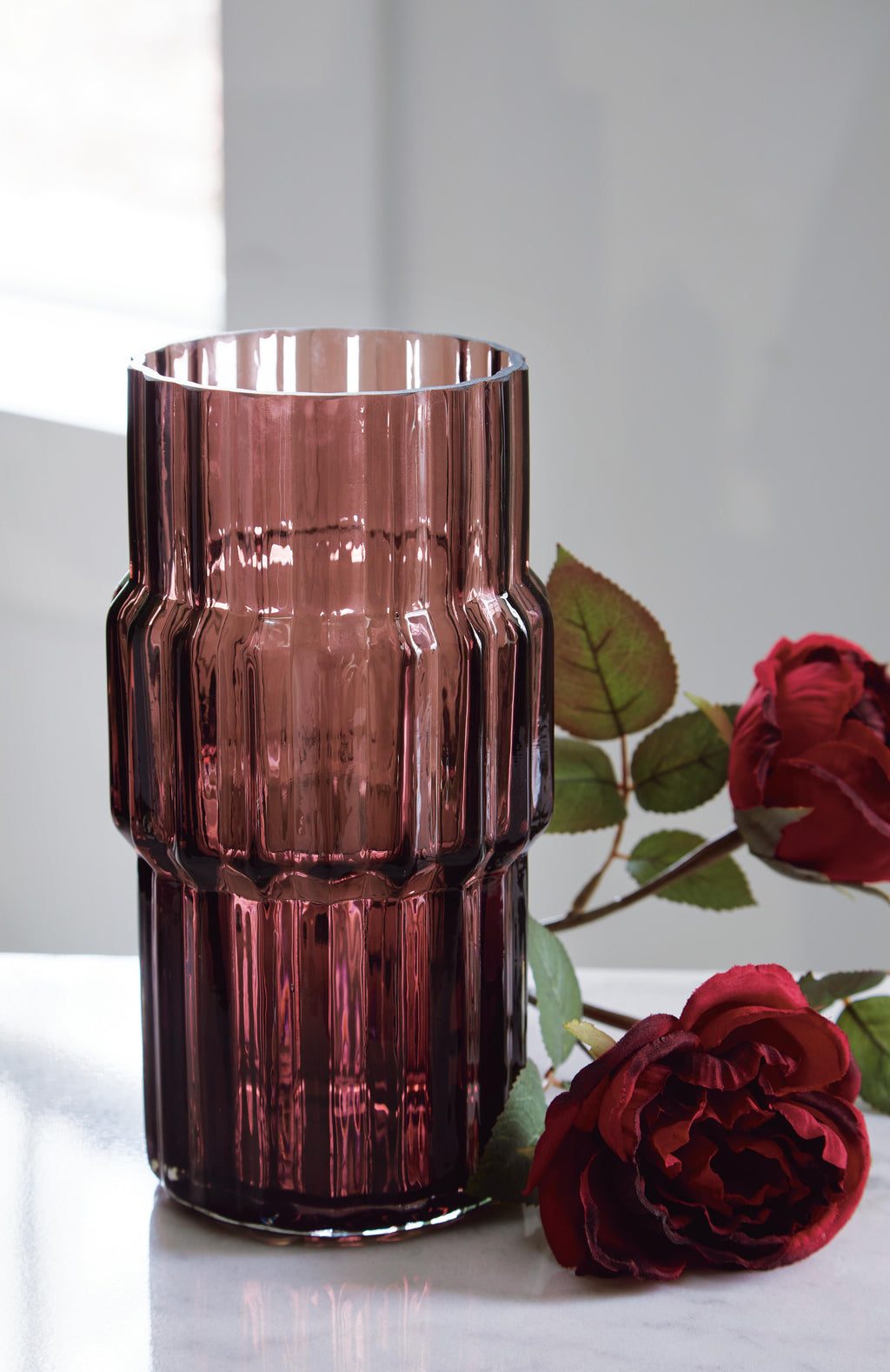Dorlow Indoor/Outdoor Vase in Mauve, alternate view 3