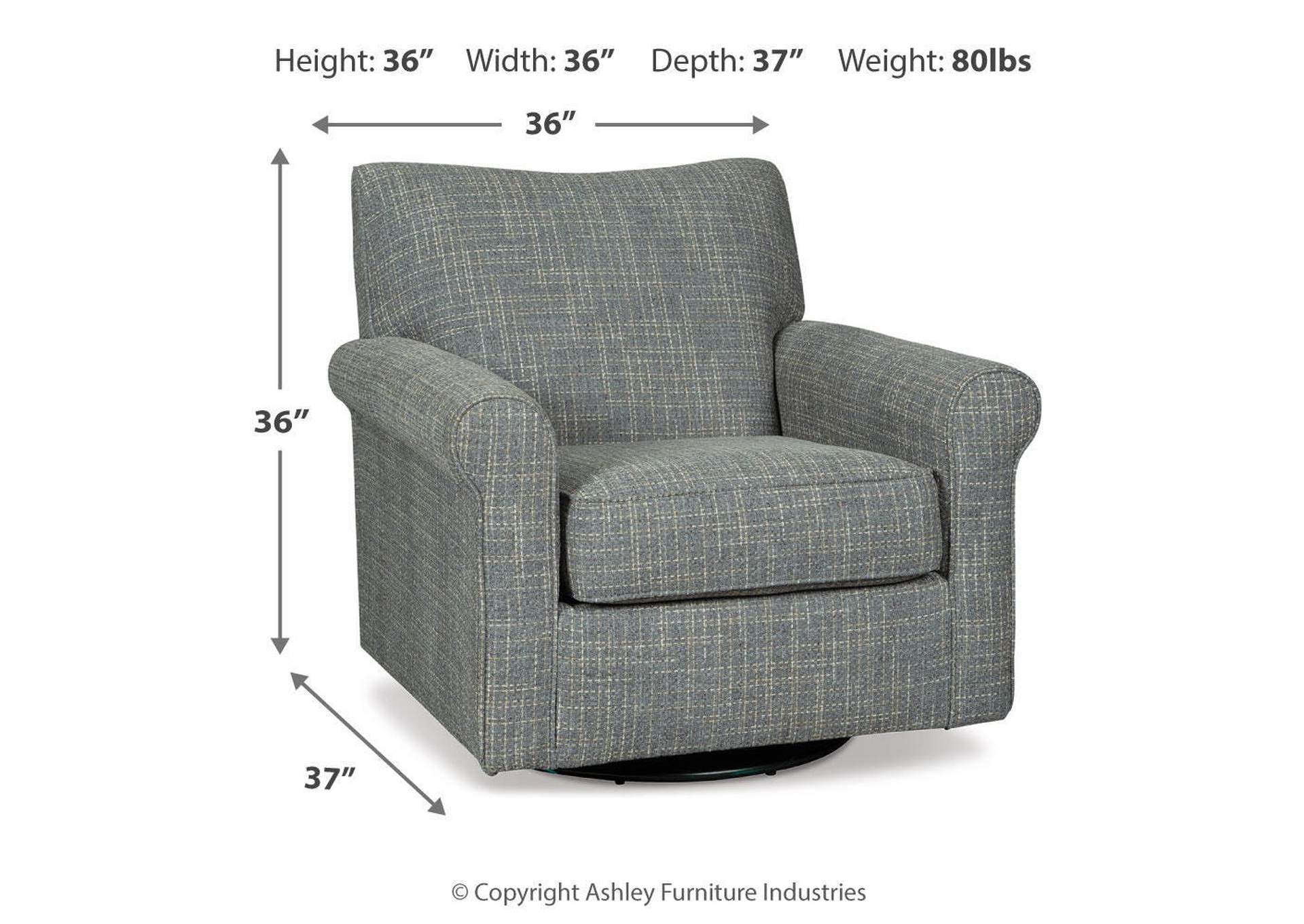 Renley Accent Chair dimensions