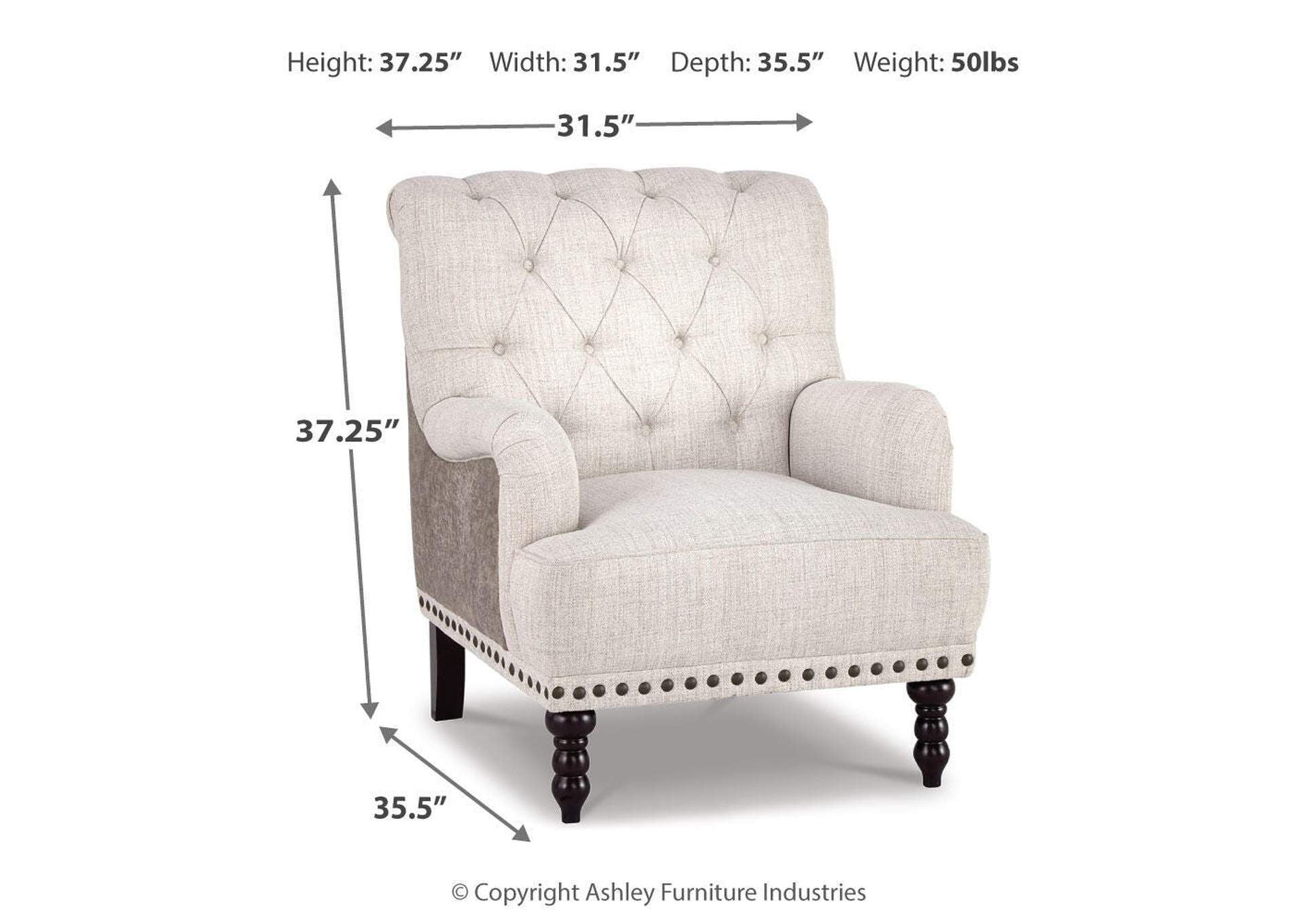 Tartonelle Accent Chair dimensions