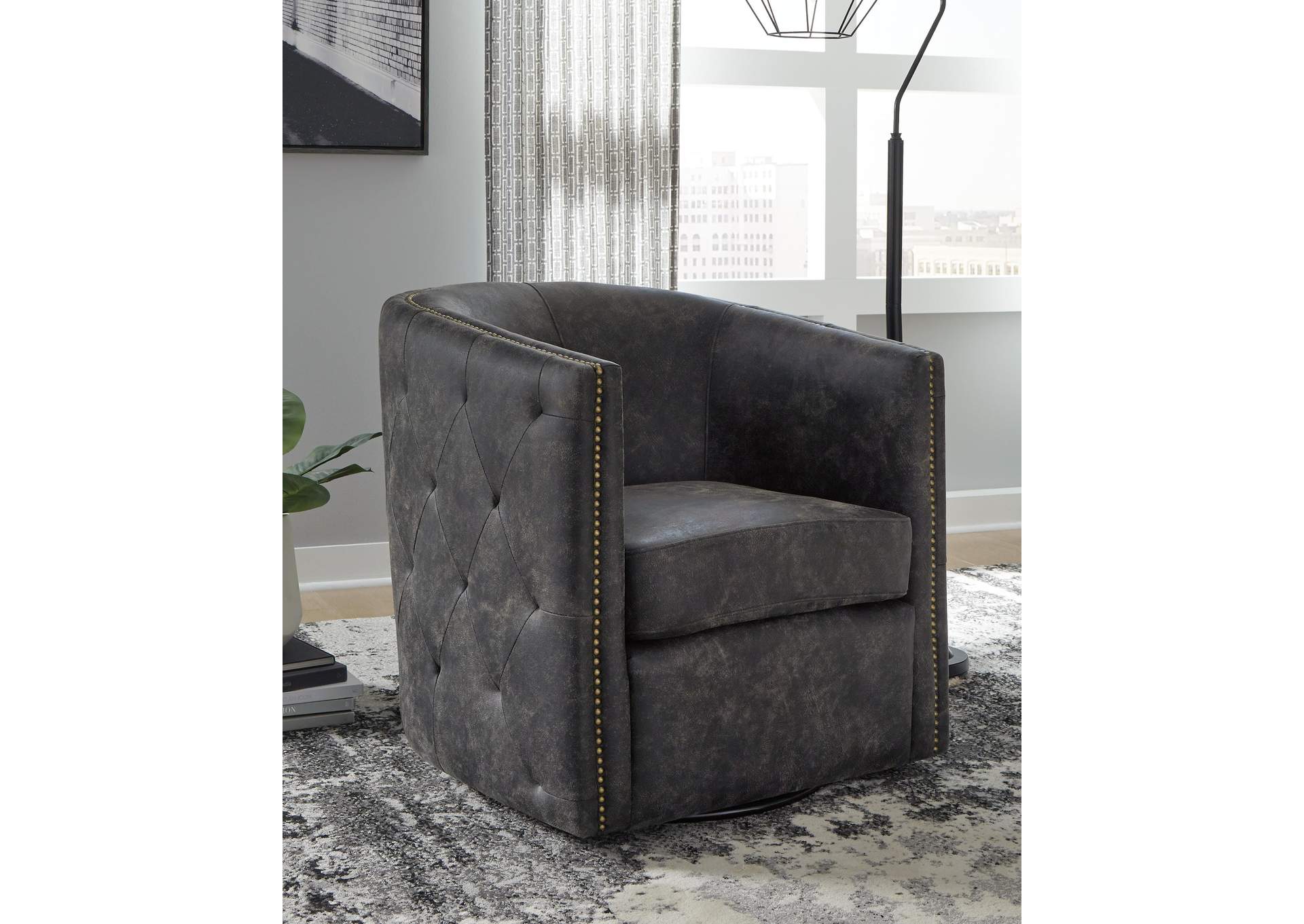 Brentlow Swivel Accent Chair room view