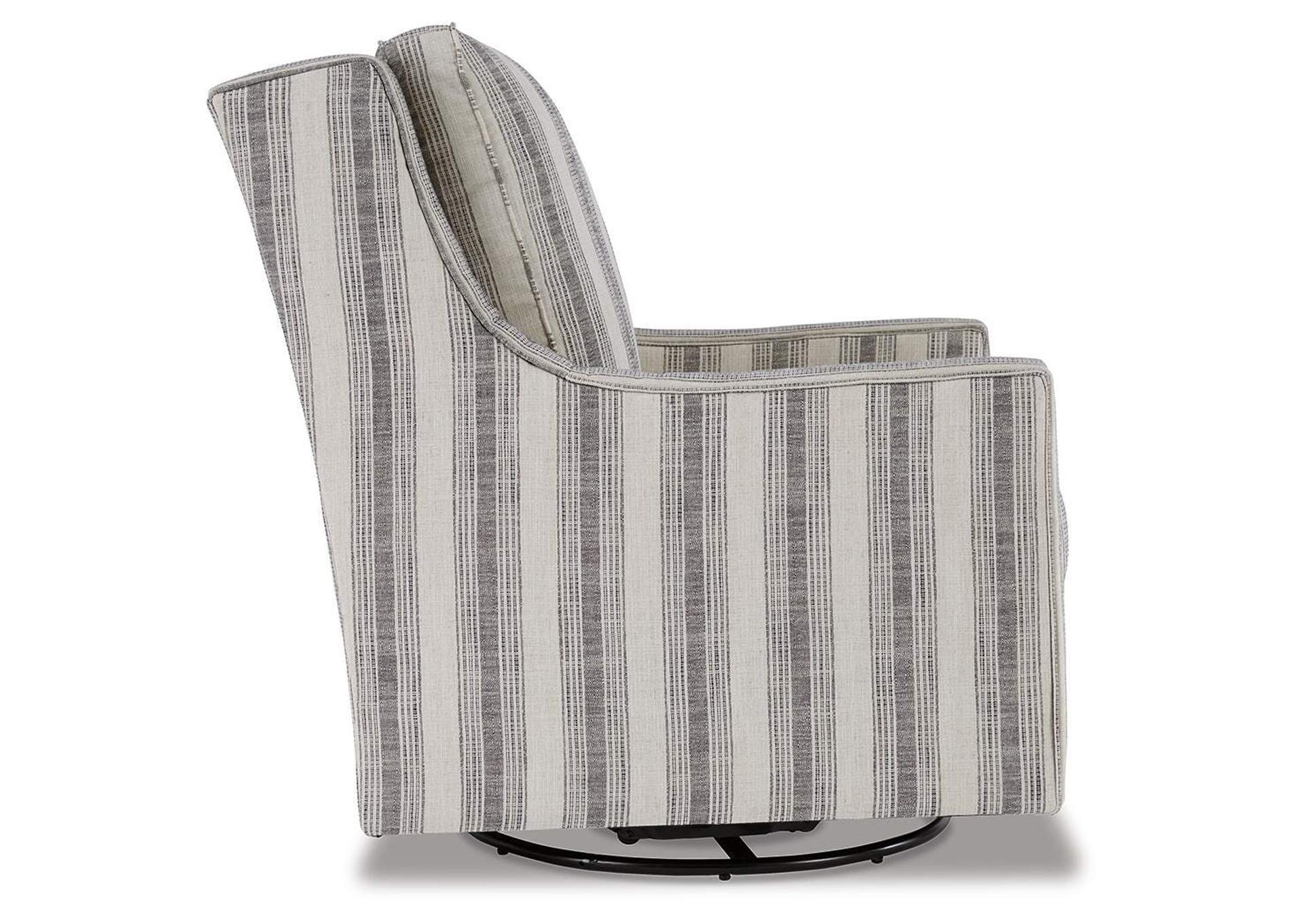 Kambria Swivel Glider Accent Chair side view