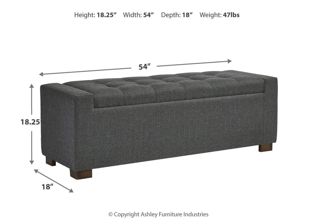 Cortwell Storage Bench dimensions