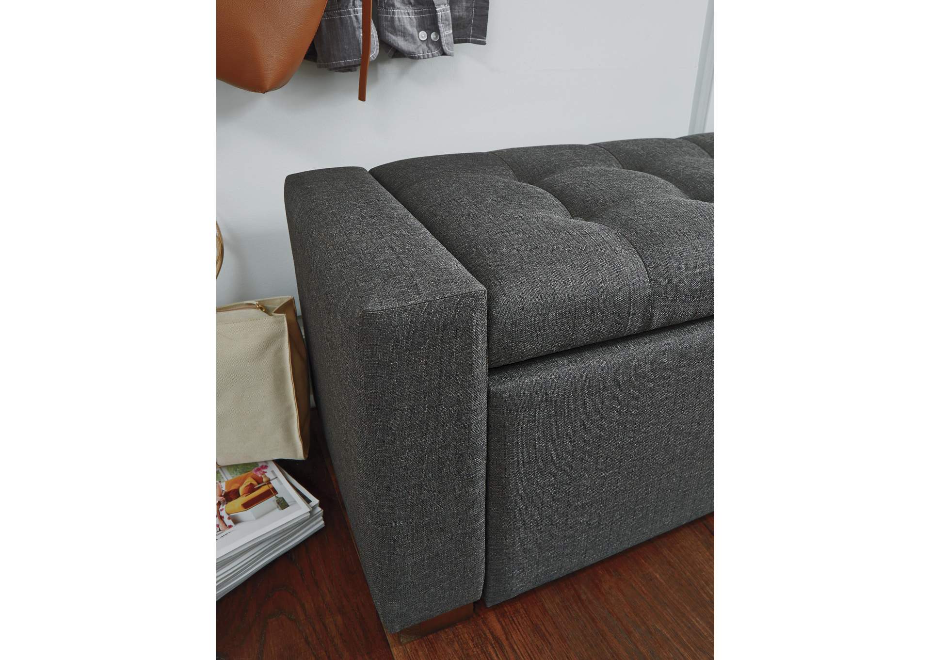 Cortwell Storage Bench detail