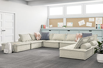 Bales sectional, 8-Piece Modular Seating · 156 × 117 × 28 in, view 1