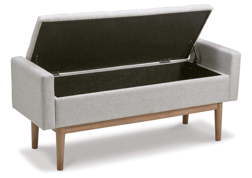 Briarson Storage Bench angled view
