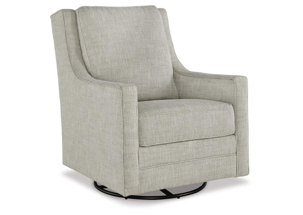 Kambria Swivel Glider Accent Chair angled view