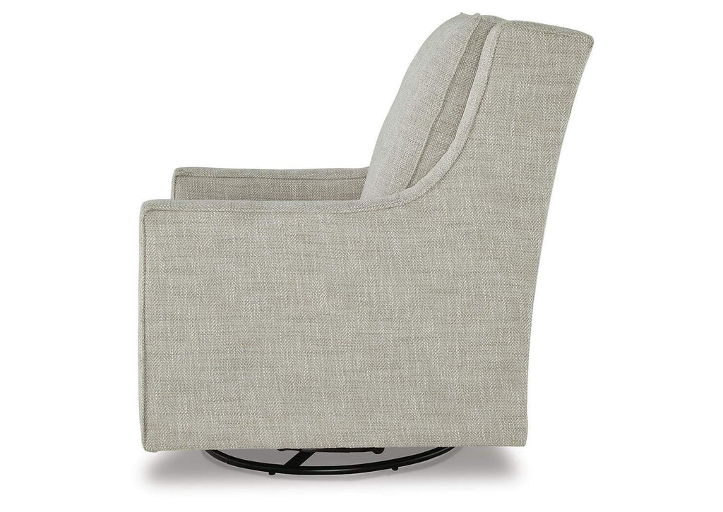 Kambria Swivel Glider Accent Chair side view