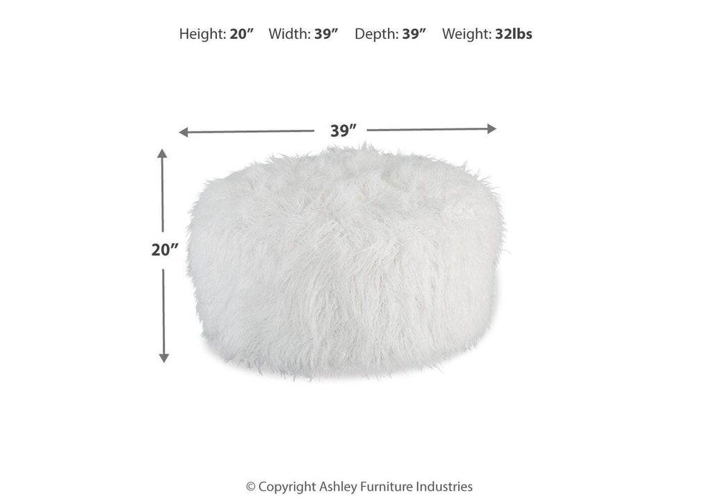 Galice Oversized Accent Ottoman dimensions