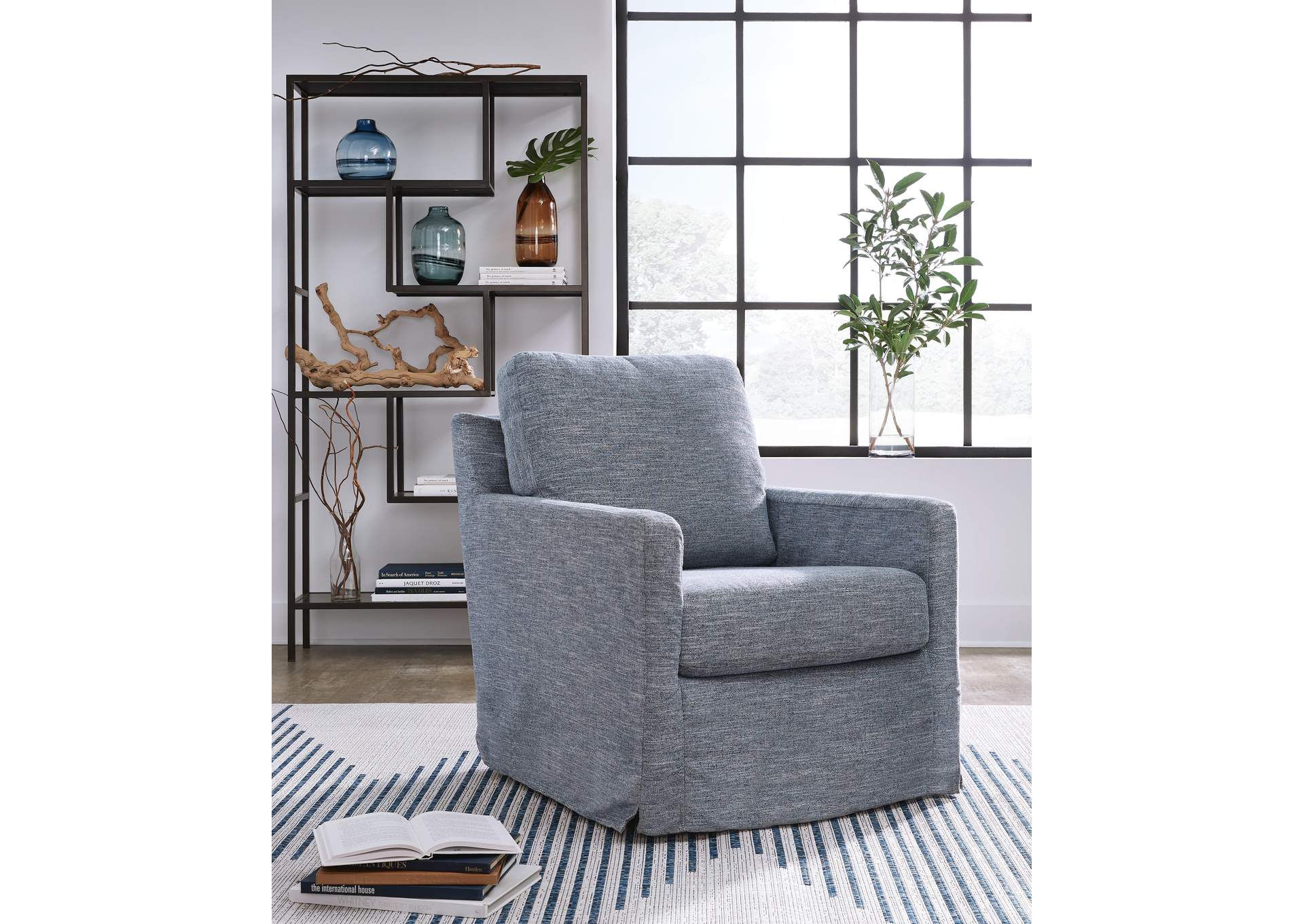 Nenana Next-Gen Nuvella Swivel Glider Accent Chair