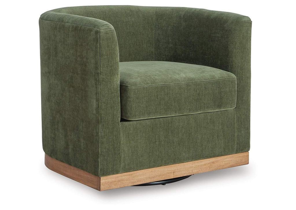 Jersonlow Swivel Accent Chair angled view