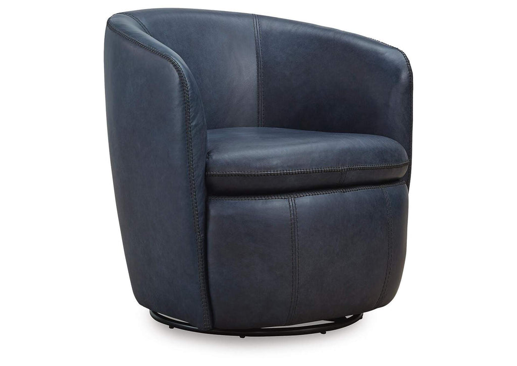 Kierreys Swivel Accent Chair angled view
