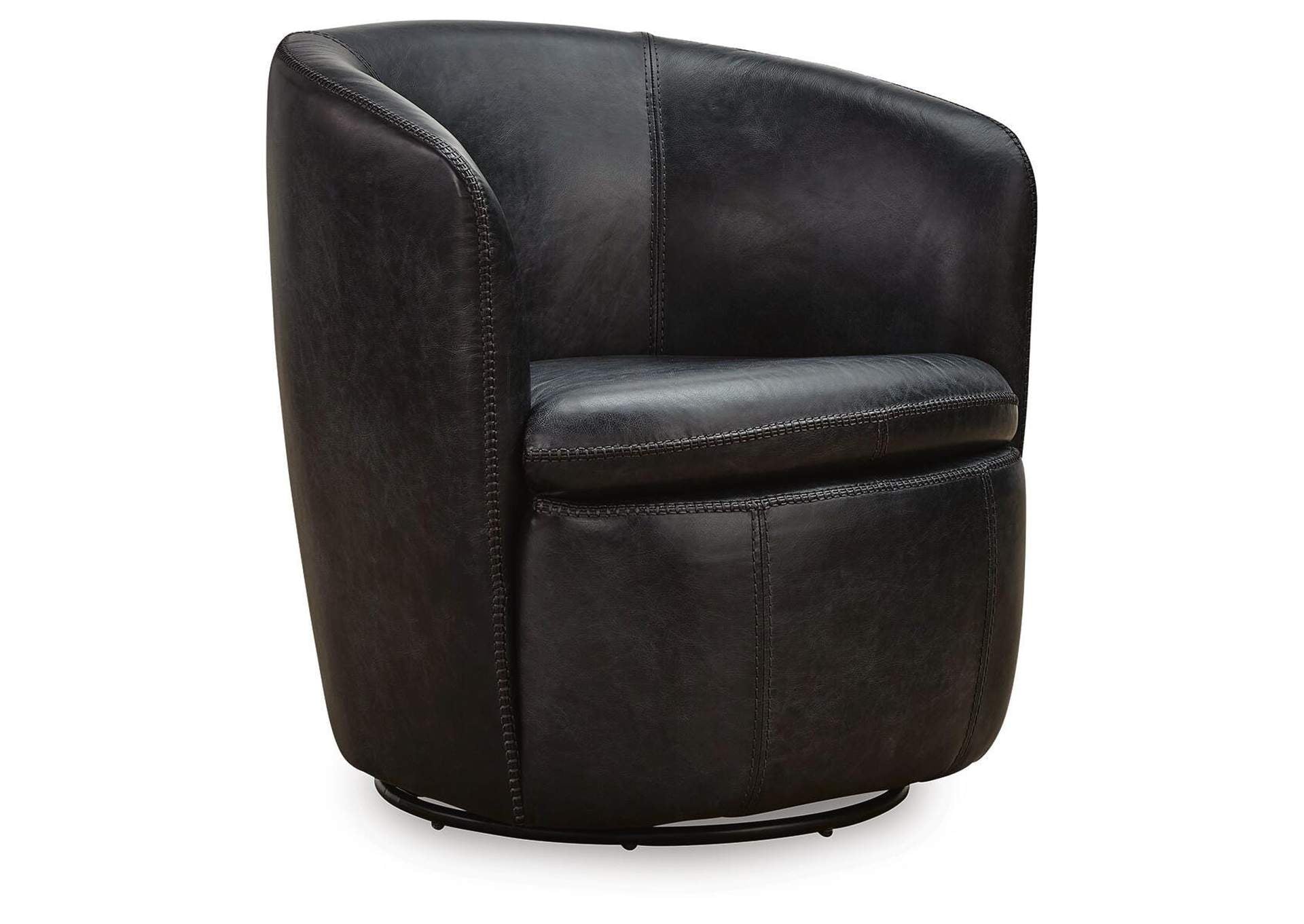 Kierreys Swivel Accent Chair angled view