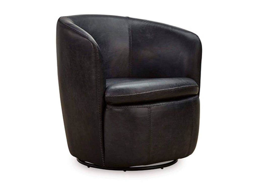Kierreys Swivel Accent Chair angled view