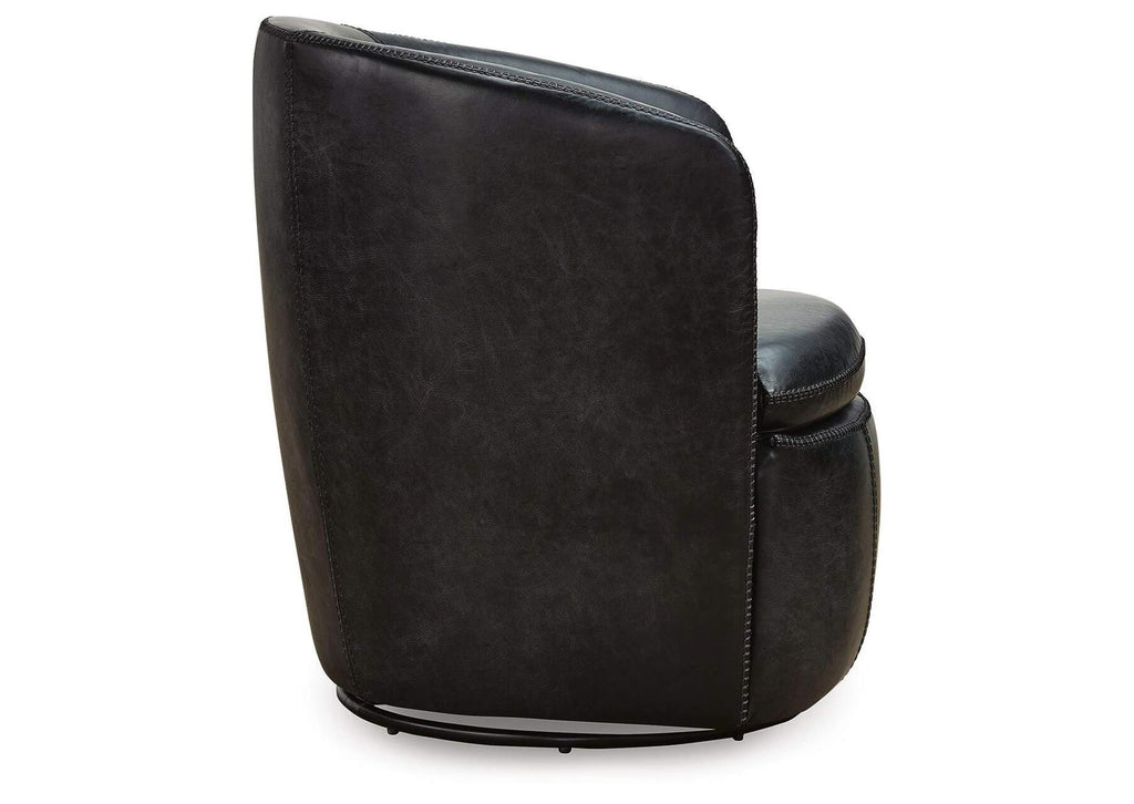 Kierreys Swivel Accent Chair side view