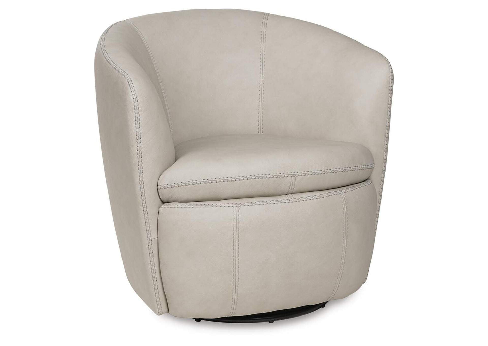 Kierreys Swivel Accent Chair angled view