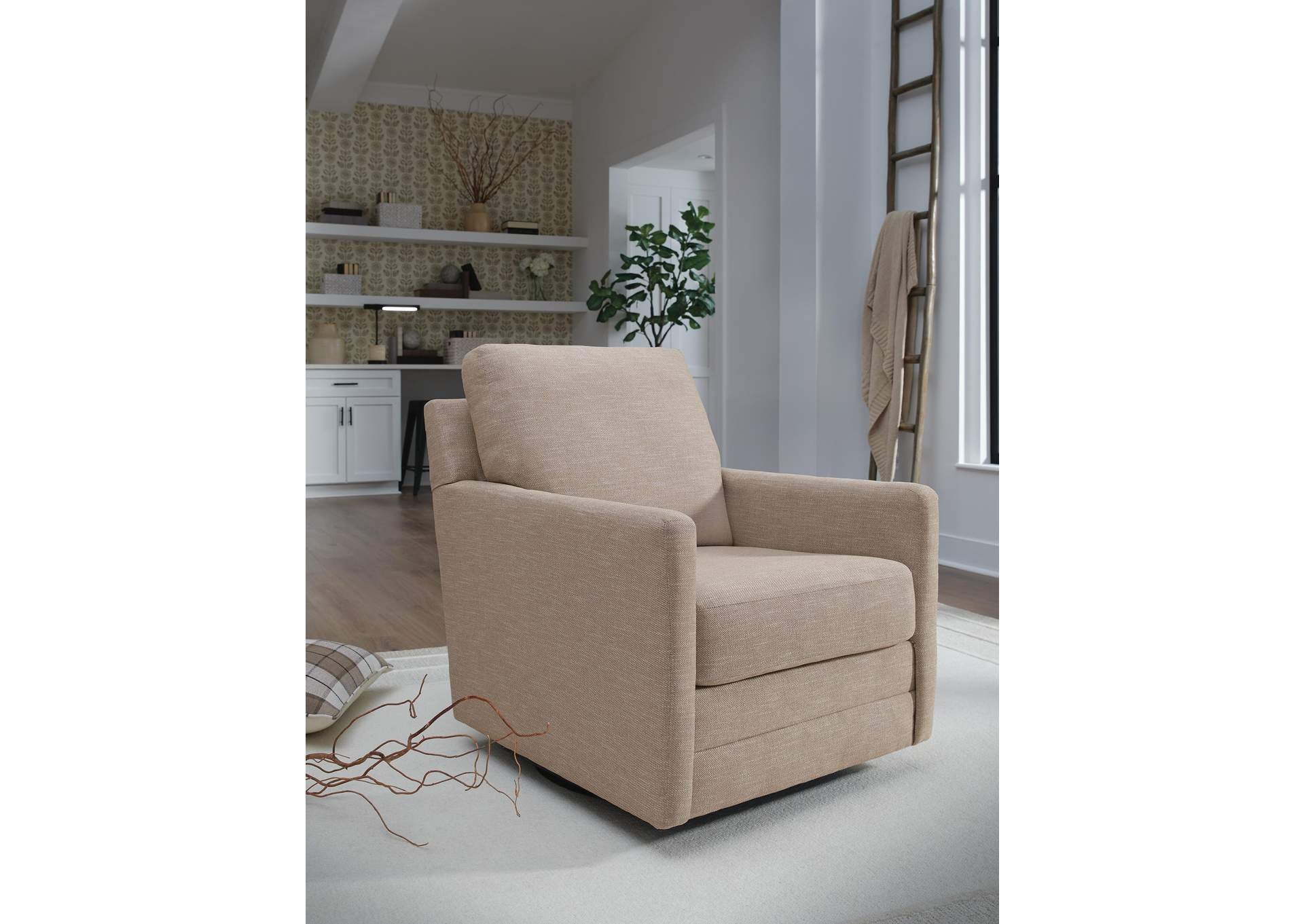 Freybourne Next-Gen Nuvella Swivel Accent Chair