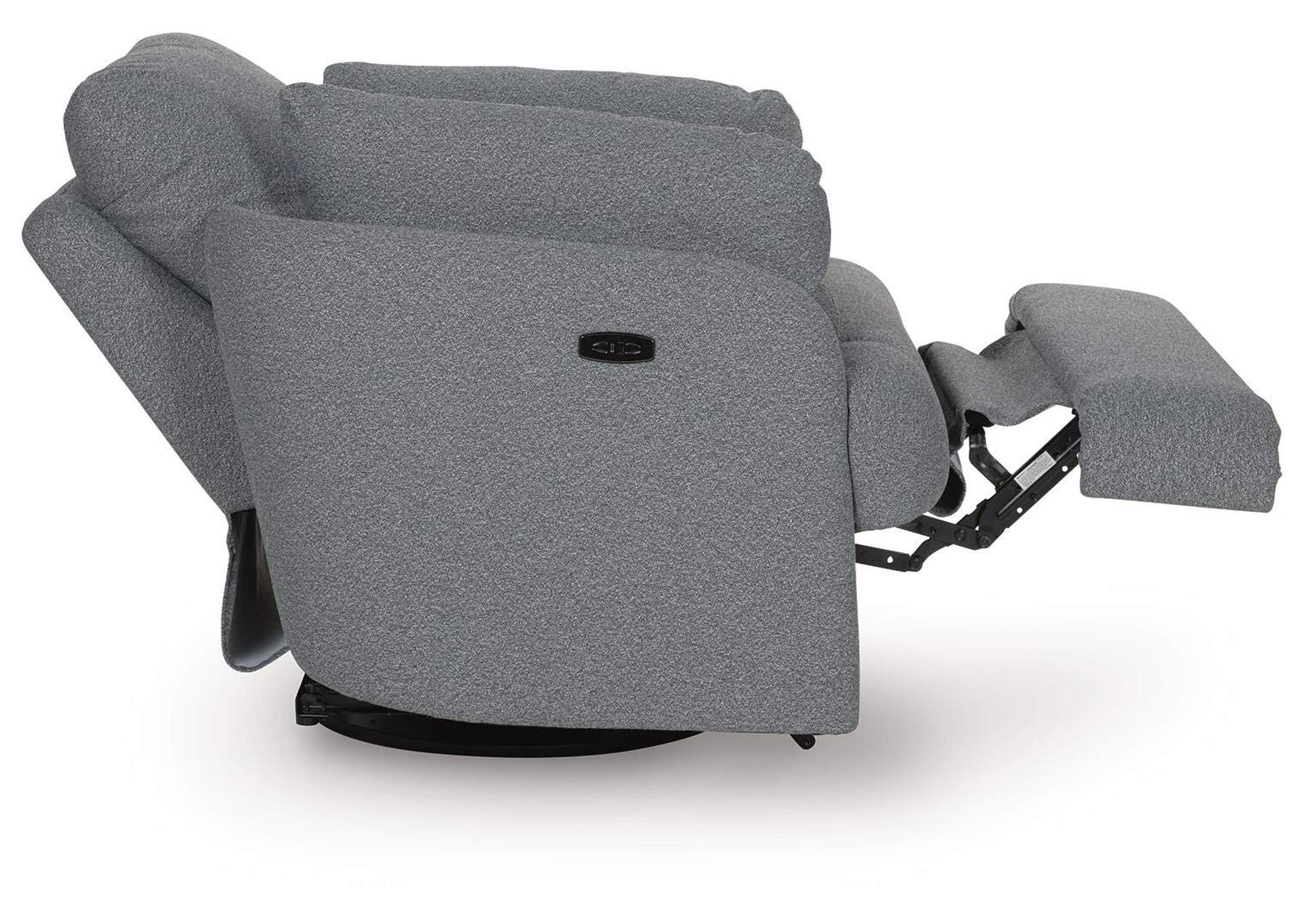 Alainmont Next-Gen Nuvella Swivel Power Recliner side view