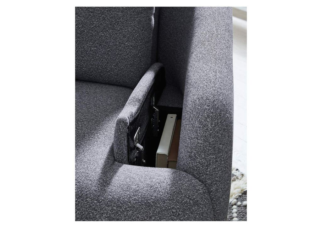 Alainmont Next-Gen Nuvella Swivel Power Recliner detail