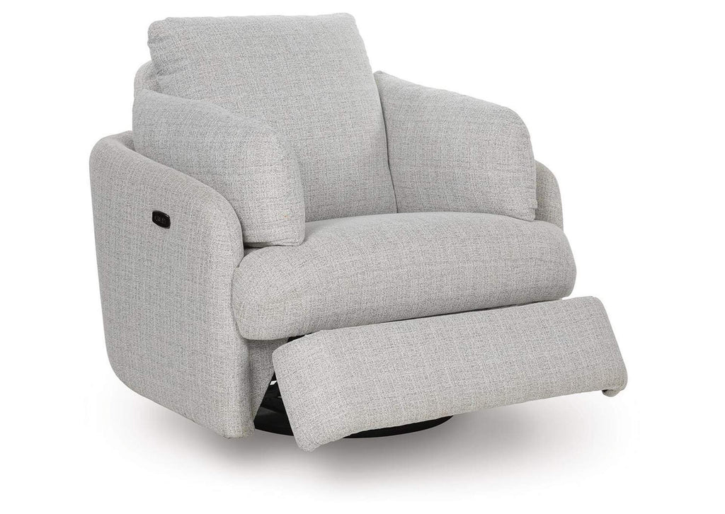 Alainmont Next-Gen Nuvella Swivel Power Recliner