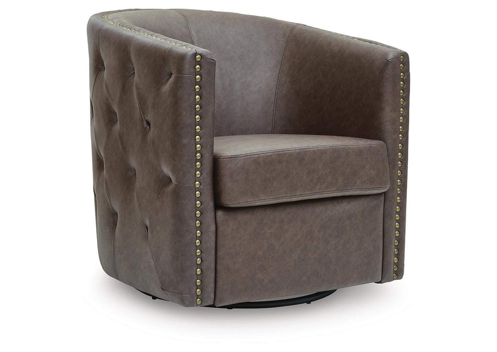 Brentlow Swivel Accent Chair angled view